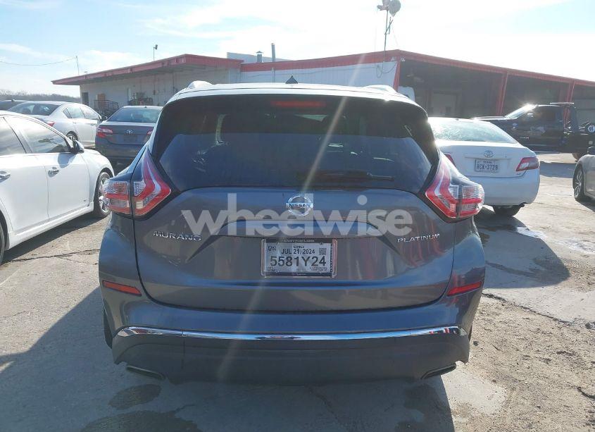 Photo 15 of 2015 Nissan Murano PLATINUM (VIN 5N1AZ2MG6FN249634)