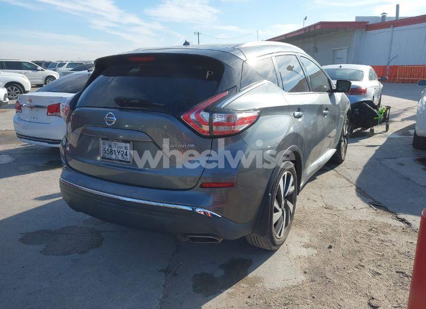 Photo 4 of 2015 Nissan Murano PLATINUM (VIN 5N1AZ2MG6FN249634)
