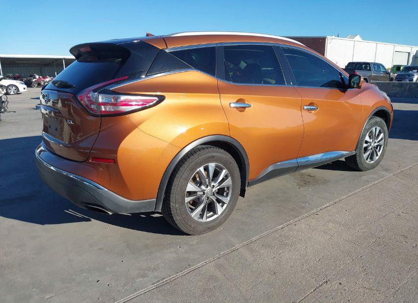 Photo 4 of 2015 Nissan Murano PLATINUM/S/SL/SV (VIN 5N1AZ2MG6FN260648)
