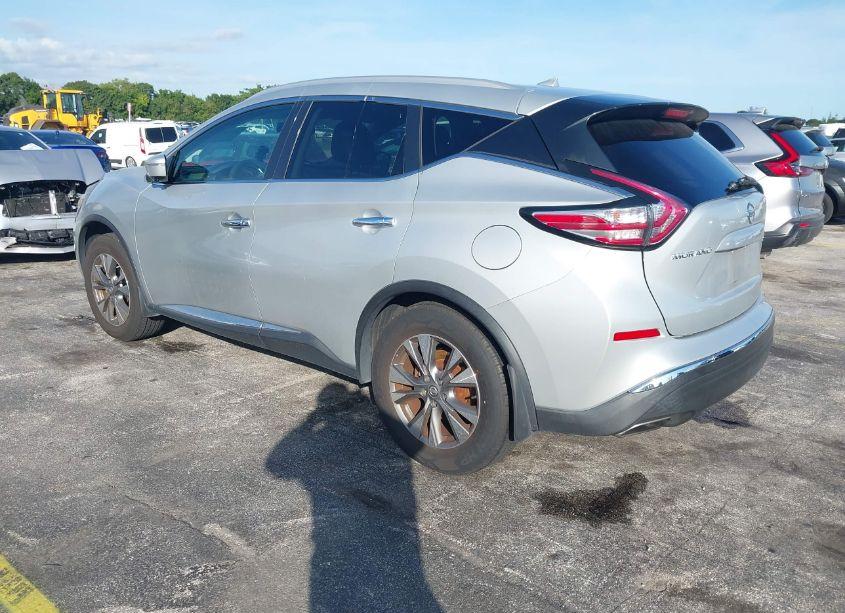 Photo 3 of 2015 Nissan Murano SL (VIN 5N1AZ2MG6FN262061)