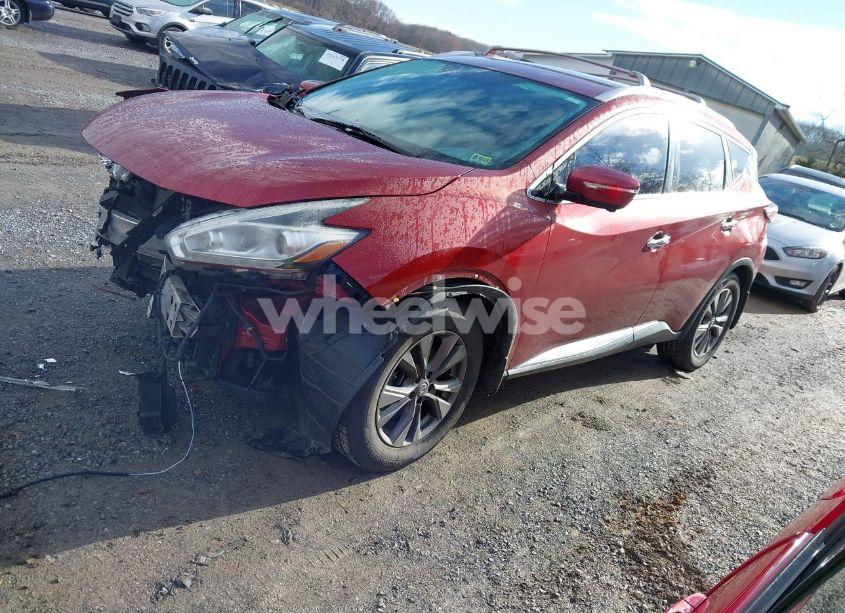 Photo 2 of 2015 Nissan Murano SL (VIN 5N1AZ2MG6FN281581)