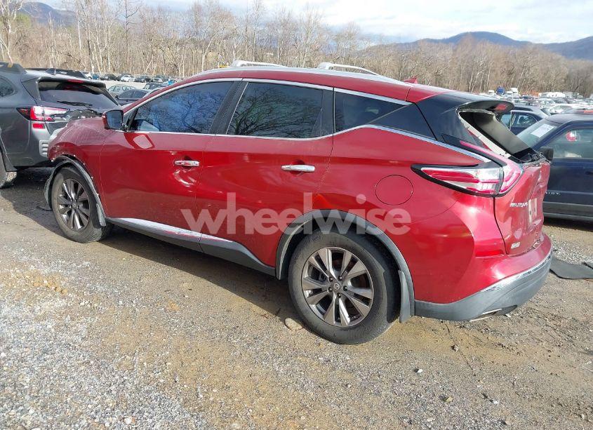 Photo 3 of 2015 Nissan Murano SL (VIN 5N1AZ2MG6FN281581)