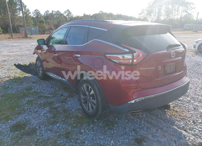 Photo 3 of 2015 Nissan Murano SV (VIN 5N1AZ2MG6FN286750)