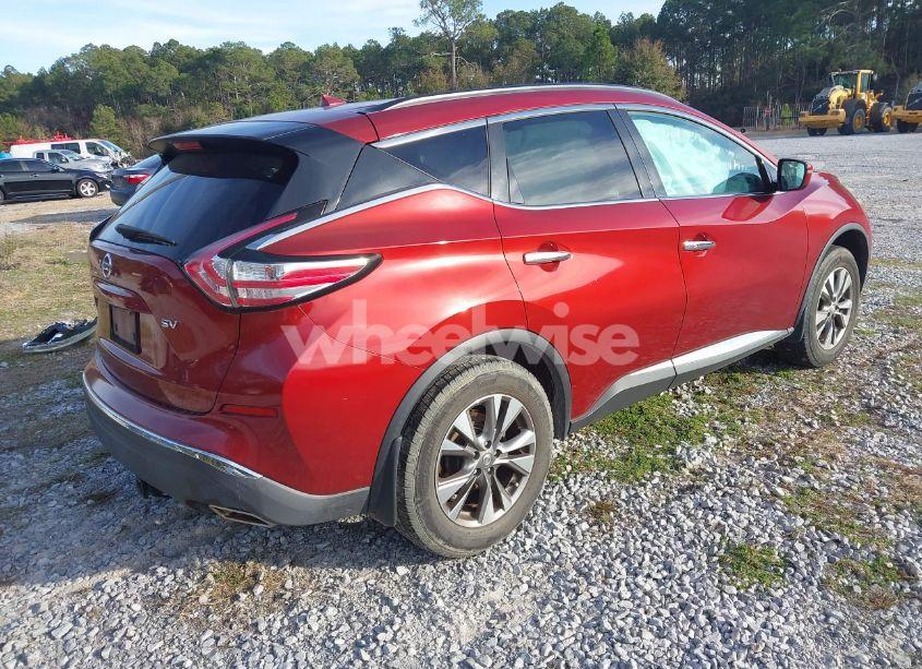 Photo 4 of 2015 Nissan Murano SV (VIN 5N1AZ2MG6FN286750)