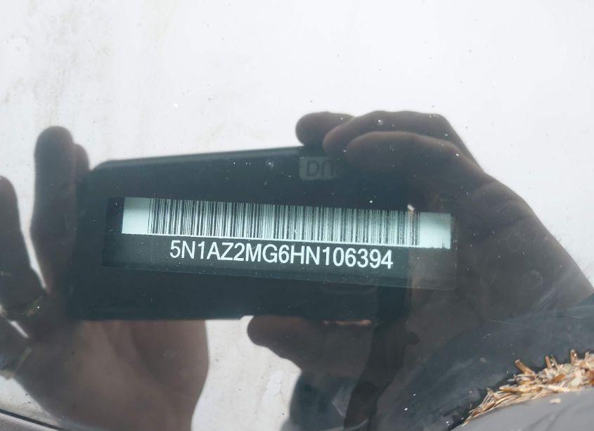 Photo 9 of 2017 Nissan Murano SV (VIN 5N1AZ2MG6HN106394)