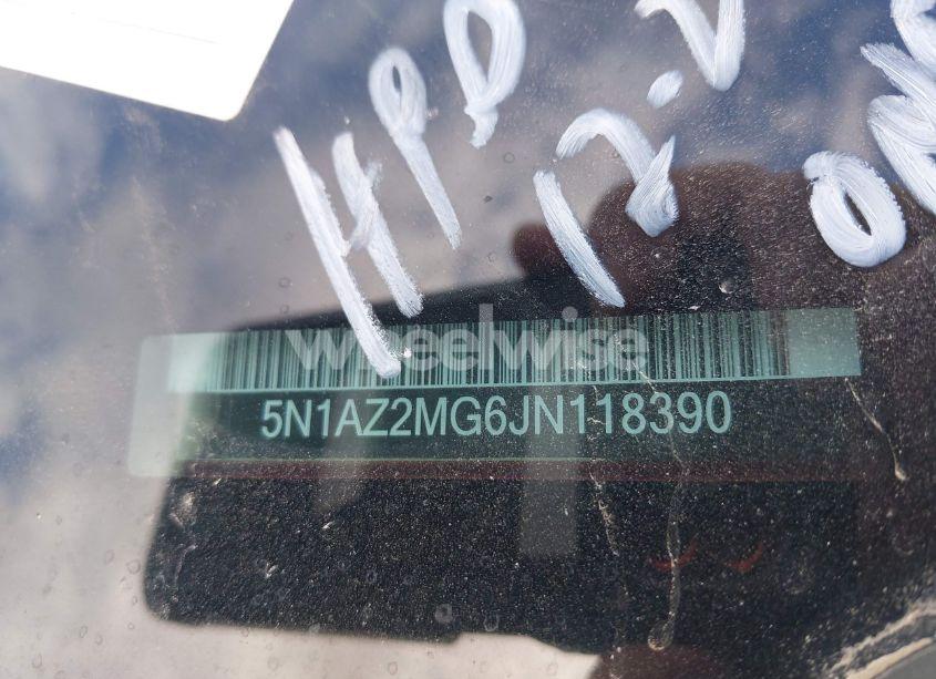 Photo 9 of 2018 Nissan Murano SV (VIN 5N1AZ2MG6JN118390)