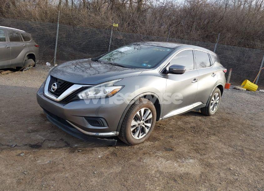 Photo 2 of 2015 Nissan Murano S (VIN 5N1AZ2MG7FN206467)