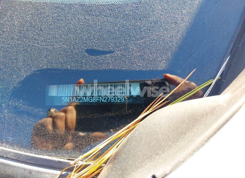 Photo 9 of 2015 Nissan Murano PLATINUM (VIN 5N1AZ2MG8FN279329)