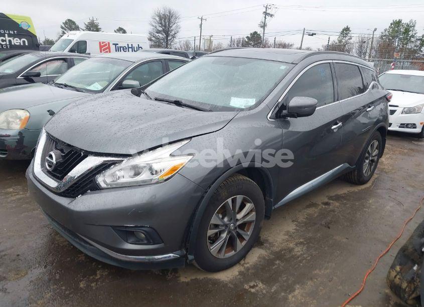 Photo 2 of 2016 Nissan Murano SV (VIN 5N1AZ2MG8GN127214)