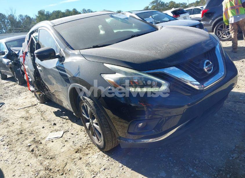 2018 Nissan Murano SV (VIN 5N1AZ2MG8JN100943) main photo