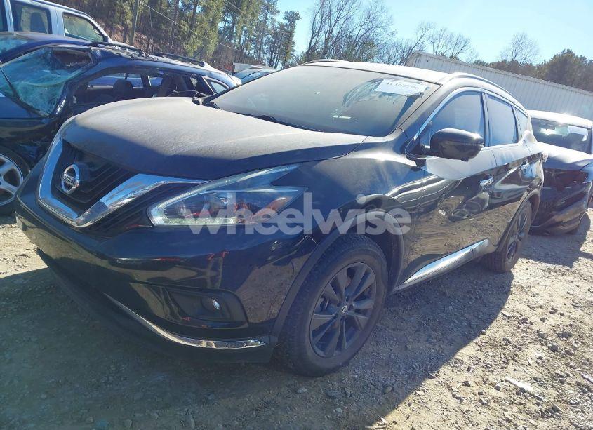 Photo 2 of 2018 Nissan Murano SV (VIN 5N1AZ2MG8JN100943)