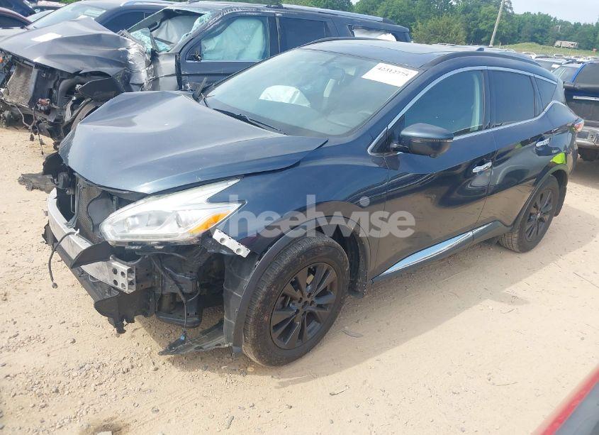 Photo 2 of 2017 Nissan Murano SV (VIN 5N1AZ2MG9HN202505)