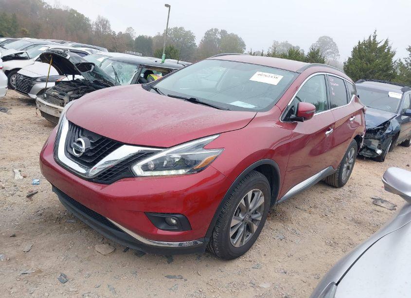 Photo 2 of 2018 Nissan Murano SV (VIN 5N1AZ2MG9JN155207)
