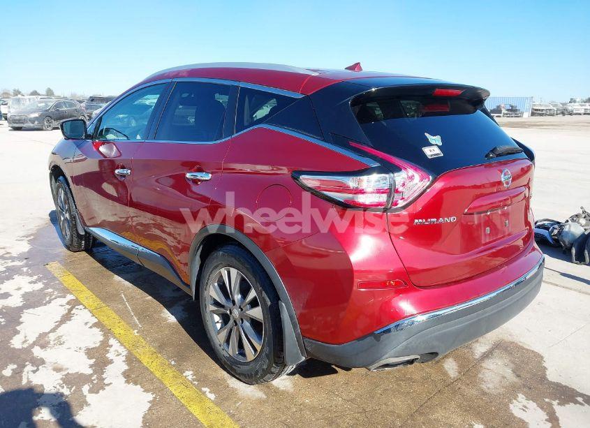 Photo 3 of 2015 Nissan Murano SL (VIN 5N1AZ2MGXFN219570)