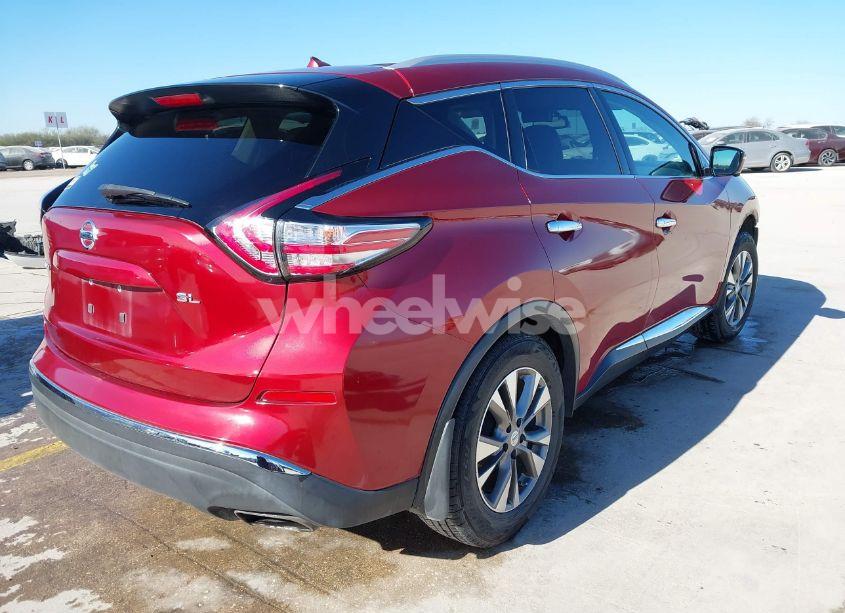 Photo 4 of 2015 Nissan Murano SL (VIN 5N1AZ2MGXFN219570)