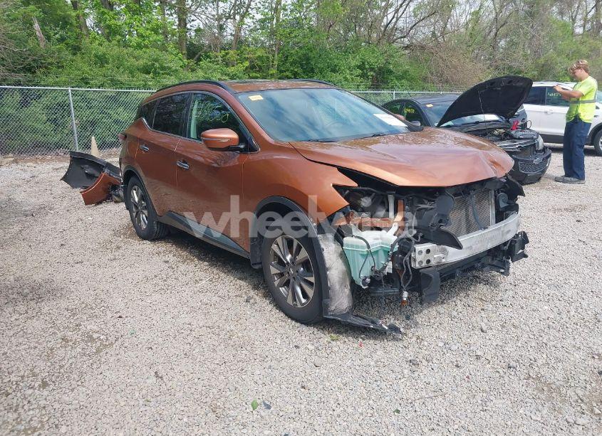 2015 Nissan Murano SV (VIN 5N1AZ2MGXFN243996) main photo