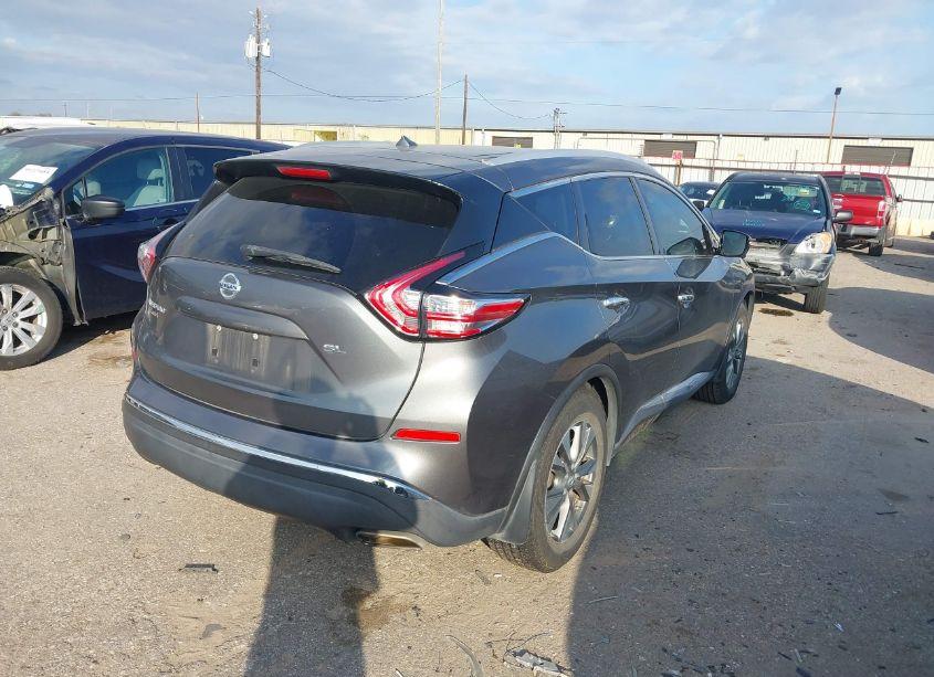 Photo 4 of 2015 Nissan Murano SL (VIN 5N1AZ2MGXFN263097)