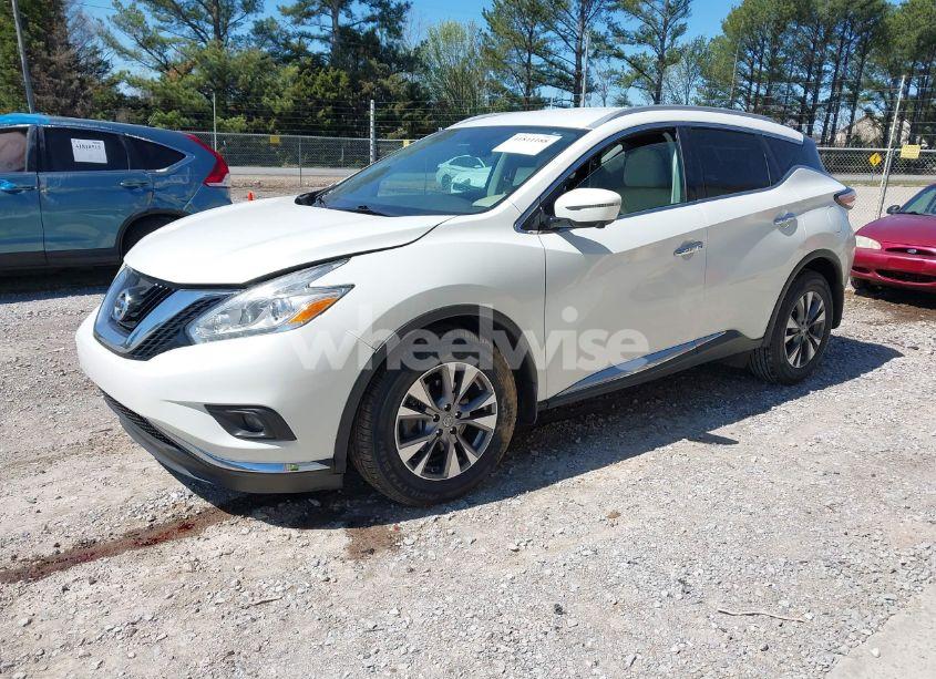 Photo 2 of 2016 Nissan Murano SL (VIN 5N1AZ2MGXGN155533)