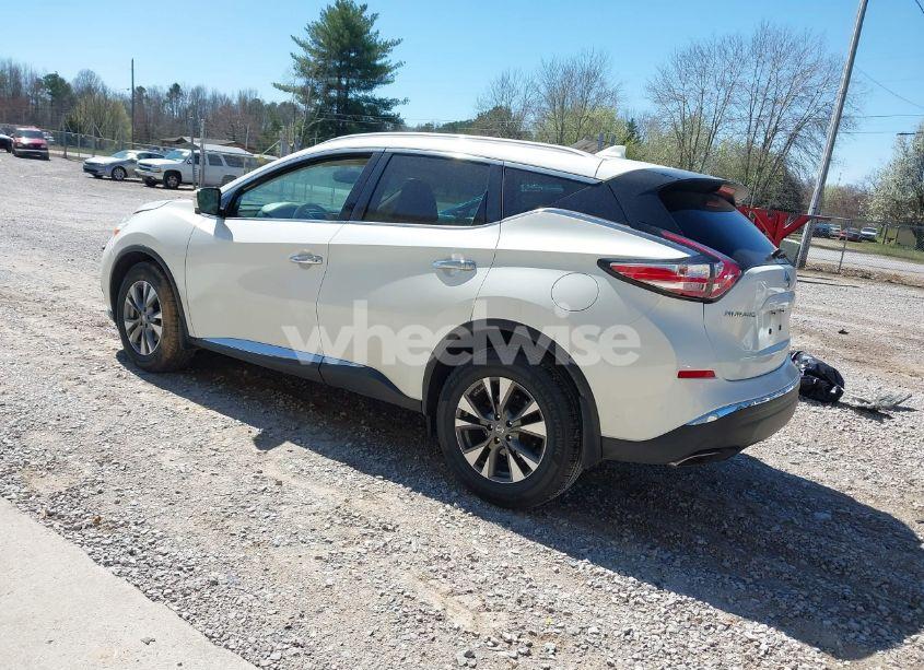 Photo 3 of 2016 Nissan Murano SL (VIN 5N1AZ2MGXGN155533)