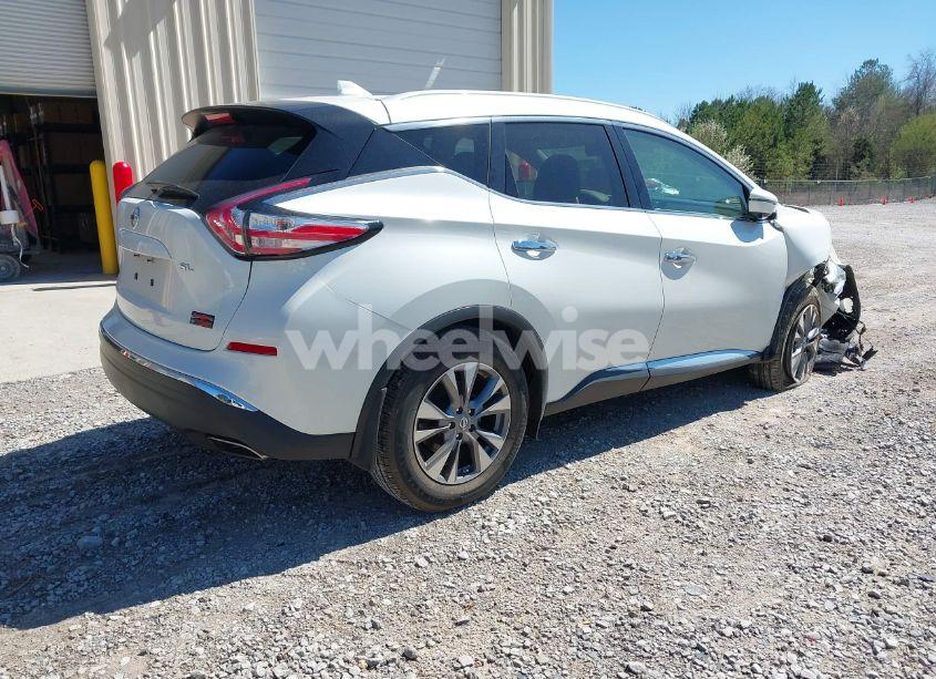 Photo 4 of 2016 Nissan Murano SL (VIN 5N1AZ2MGXGN155533)