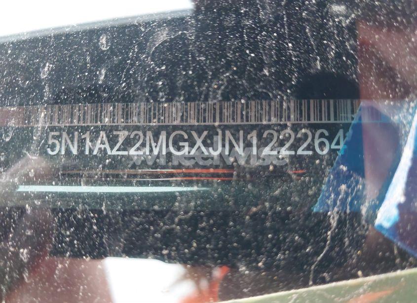 Photo 9 of 2018 Nissan Murano SV (VIN 5N1AZ2MGXJN122264)