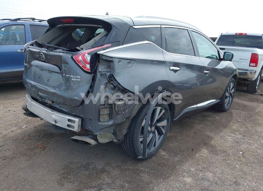 Photo 4 of 2015 Nissan Murano PLATINUM (VIN 5N1AZ2MH0FN202379)