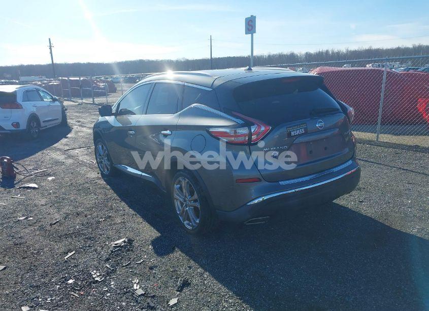 Photo 3 of 2015 Nissan Murano PLATINUM (VIN 5N1AZ2MH0FN216024)