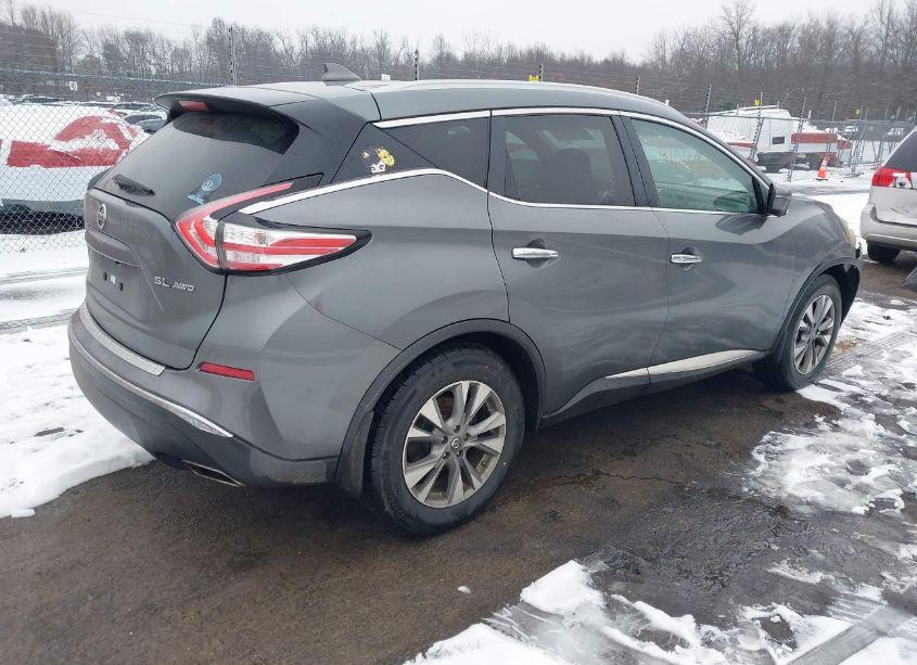 Photo 4 of 2016 Nissan Murano SL (VIN 5N1AZ2MH0GN157459)