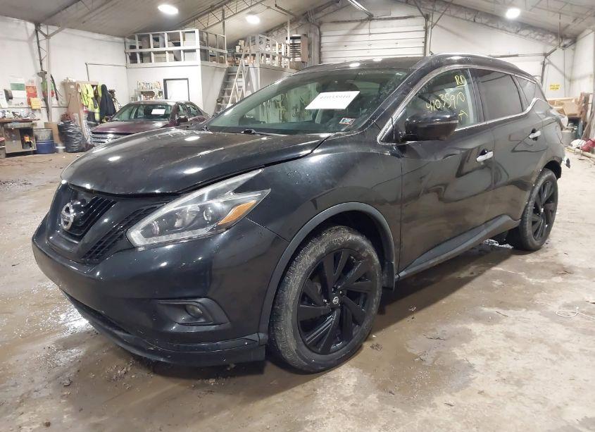 Photo 2 of 2018 Nissan Murano SL (VIN 5N1AZ2MH0JN124937)
