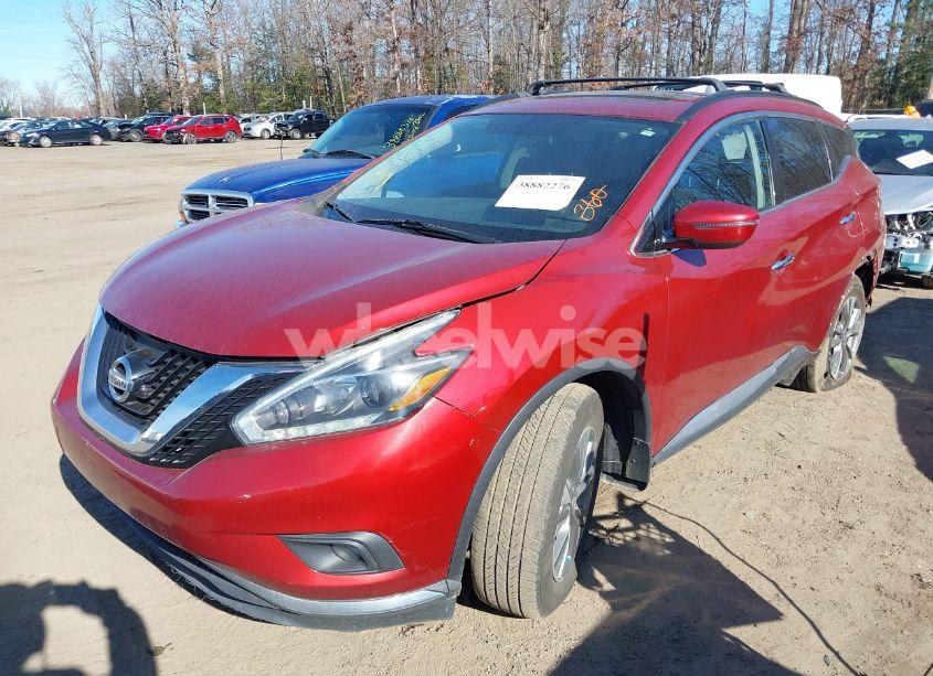 Photo 2 of 2018 Nissan Murano PLATINUM/S/SL/SV (VIN 5N1AZ2MH0JN126011)