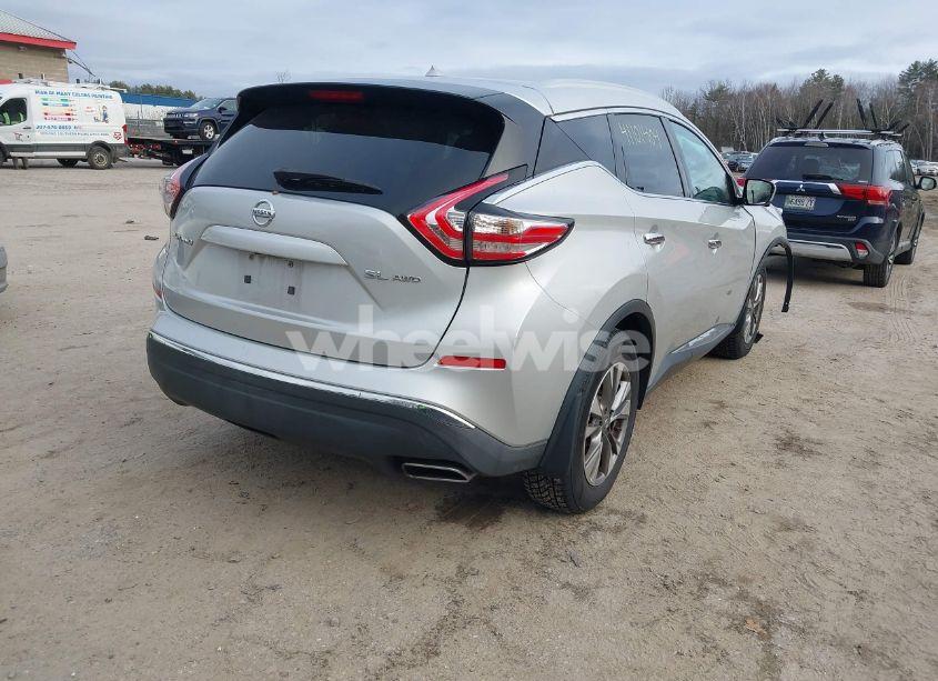 Photo 4 of 2015 Nissan Murano SL (VIN 5N1AZ2MH1FN255656)