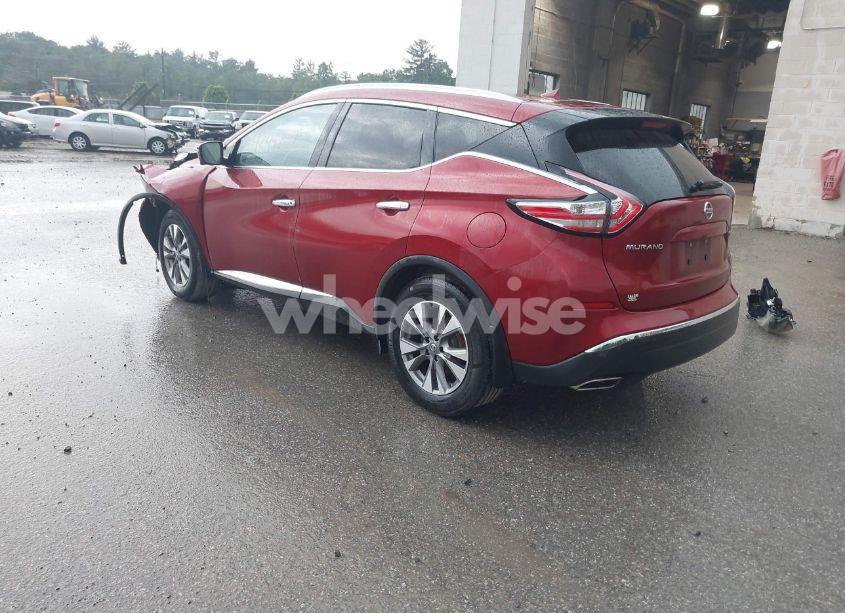 Photo 3 of 2015 Nissan Murano SL (VIN 5N1AZ2MH1FN269699)