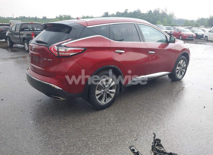 Photo 4 of 2015 Nissan Murano SL (VIN 5N1AZ2MH1FN269699)