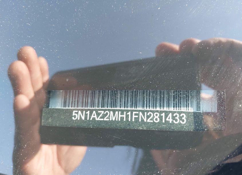 Photo 9 of 2015 Nissan Murano SL (VIN 5N1AZ2MH1FN281433)