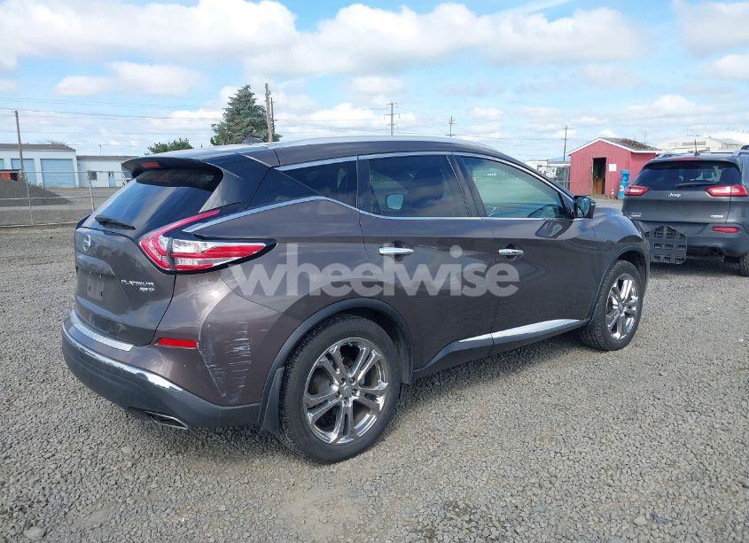 Photo 4 of 2016 Nissan Murano PLATINUM (VIN 5N1AZ2MH1GN126009)