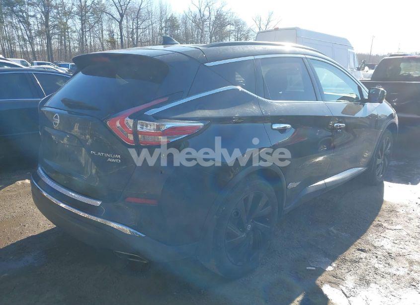 Photo 4 of 2017 Nissan Murano PLATINUM (VIN 5N1AZ2MH1HN139408)