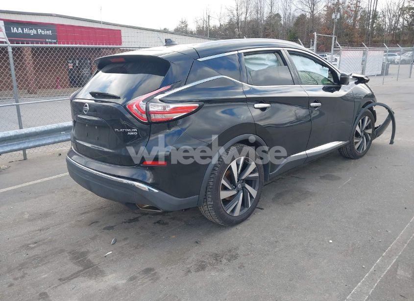 Photo 4 of 2017 Nissan Murano PLATINUM (VIN 5N1AZ2MH1HN186471)