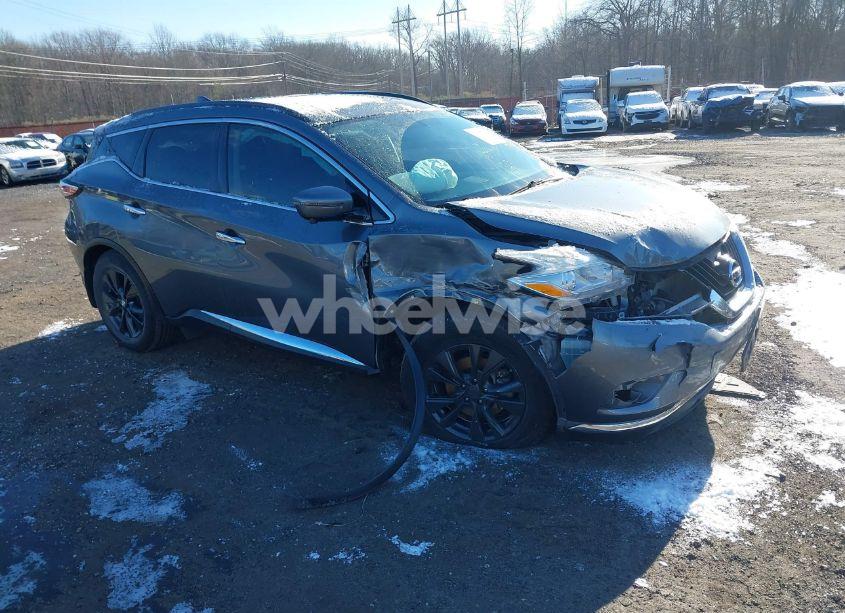 2017 Nissan Murano SV (VIN 5N1AZ2MH1HN189726) main photo