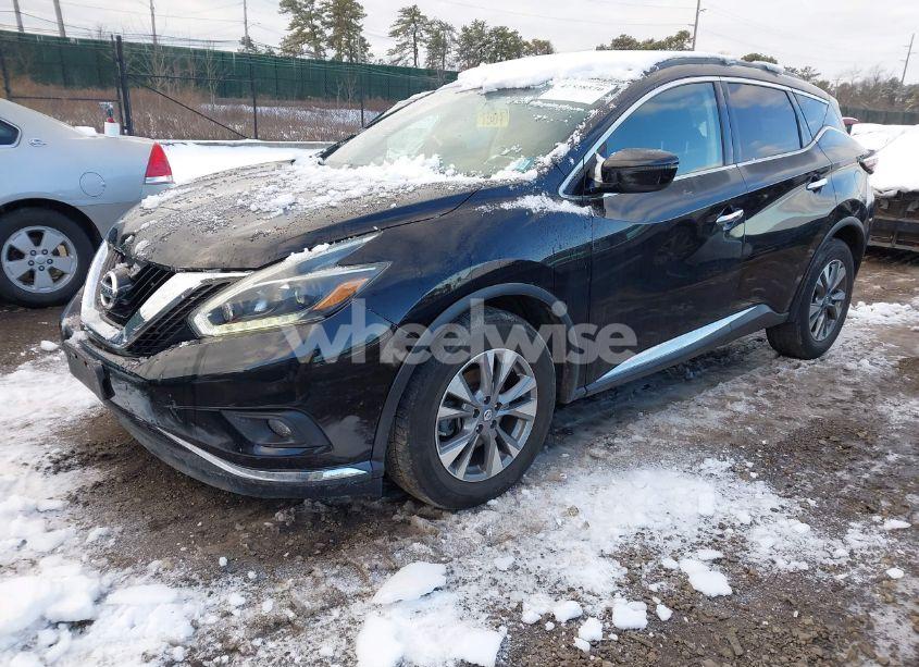 Photo 2 of 2018 Nissan Murano SV (VIN 5N1AZ2MH1JN157915)