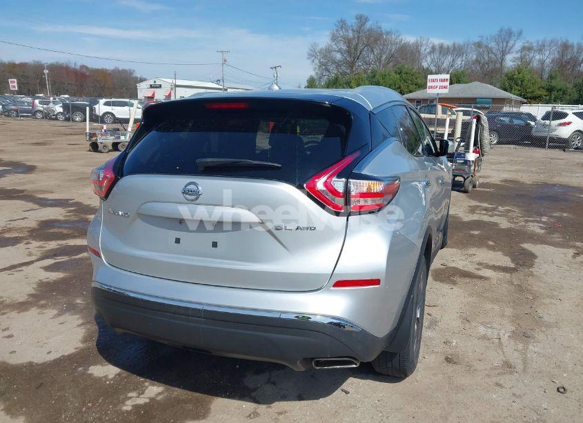 Photo 4 of 2015 Nissan Murano SL (VIN 5N1AZ2MH2FN205221)