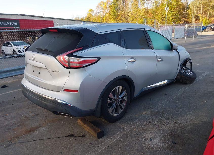 Photo 4 of 2015 Nissan Murano SL (VIN 5N1AZ2MH2FN247792)