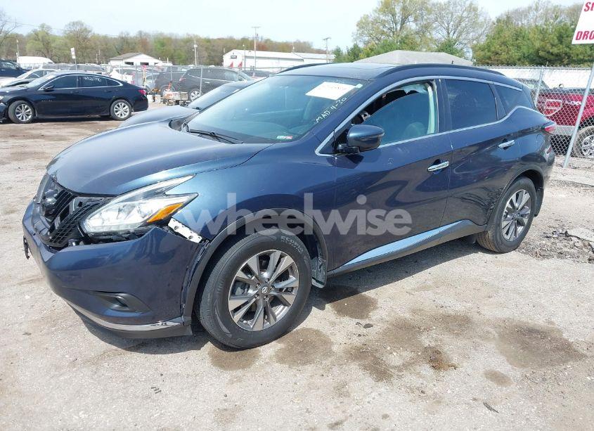 Photo 2 of 2015 Nissan Murano SV (VIN 5N1AZ2MH2FN287161)