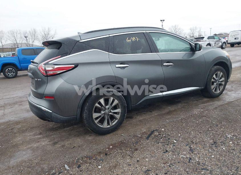 Photo 4 of 2016 Nissan Murano PLATINUM/S/SL/SV (VIN 5N1AZ2MH2GN134989)