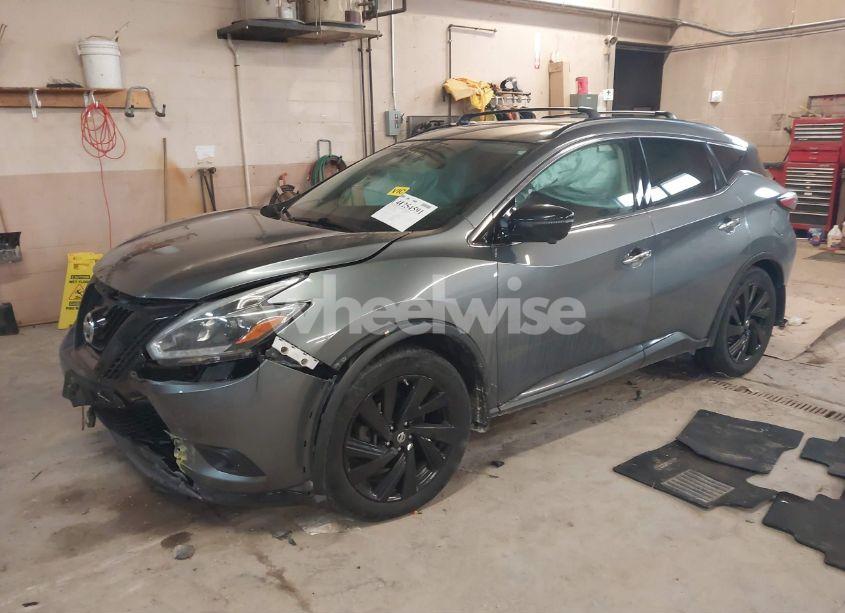 Photo 2 of 2018 Nissan Murano SL (VIN 5N1AZ2MH2JN119884)