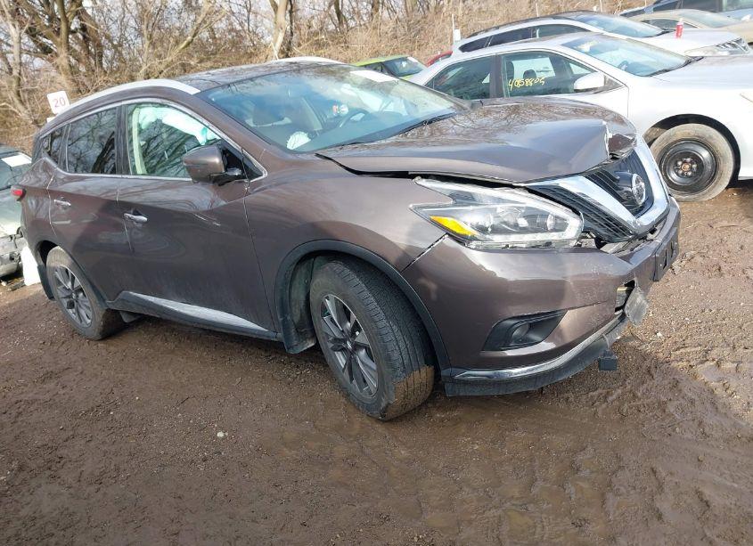 2018 Nissan Murano SL (VIN 5N1AZ2MH2JN175663) main photo