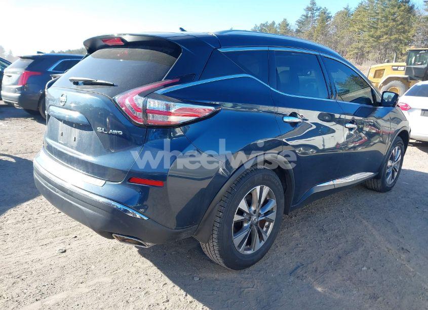 Photo 4 of 2015 Nissan Murano SL (VIN 5N1AZ2MH3FN208709)