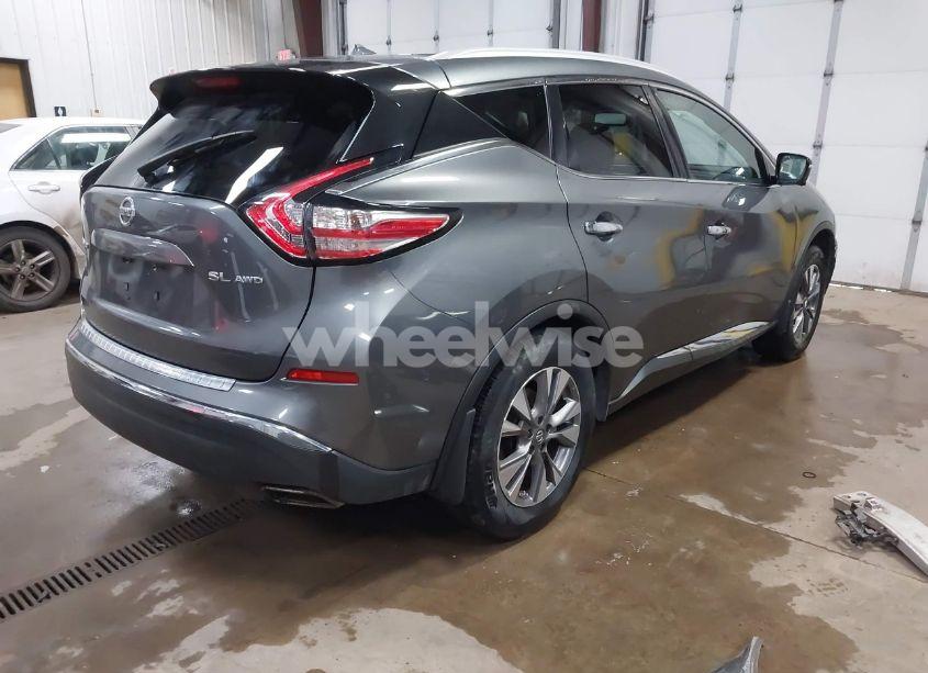 Photo 4 of 2015 Nissan Murano SL (VIN 5N1AZ2MH3FN265380)