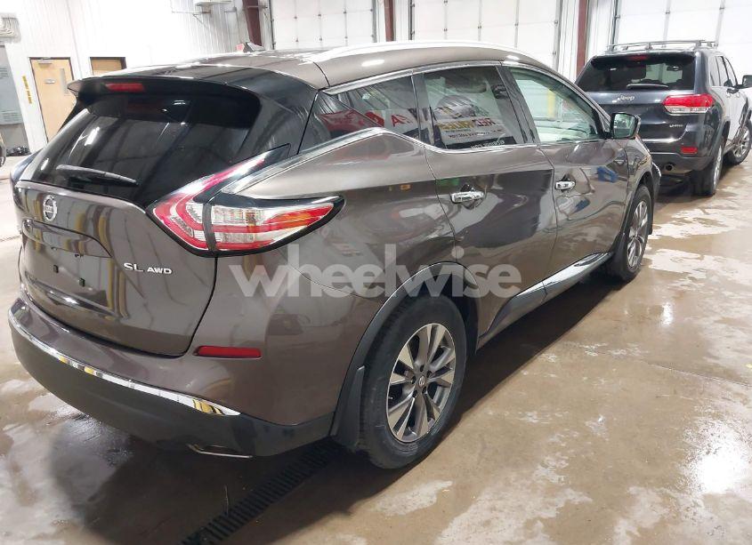 Photo 4 of 2016 Nissan Murano SL (VIN 5N1AZ2MH3GN110961)