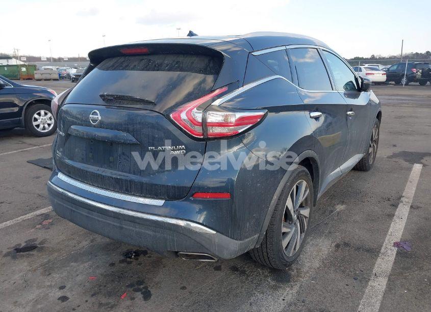 Photo 4 of 2016 Nissan Murano PLATINUM (VIN 5N1AZ2MH3GN135844)