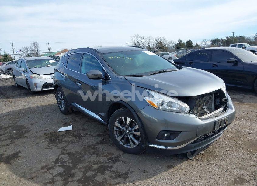 2016 Nissan Murano SV (VIN 5N1AZ2MH3GN149792) main photo